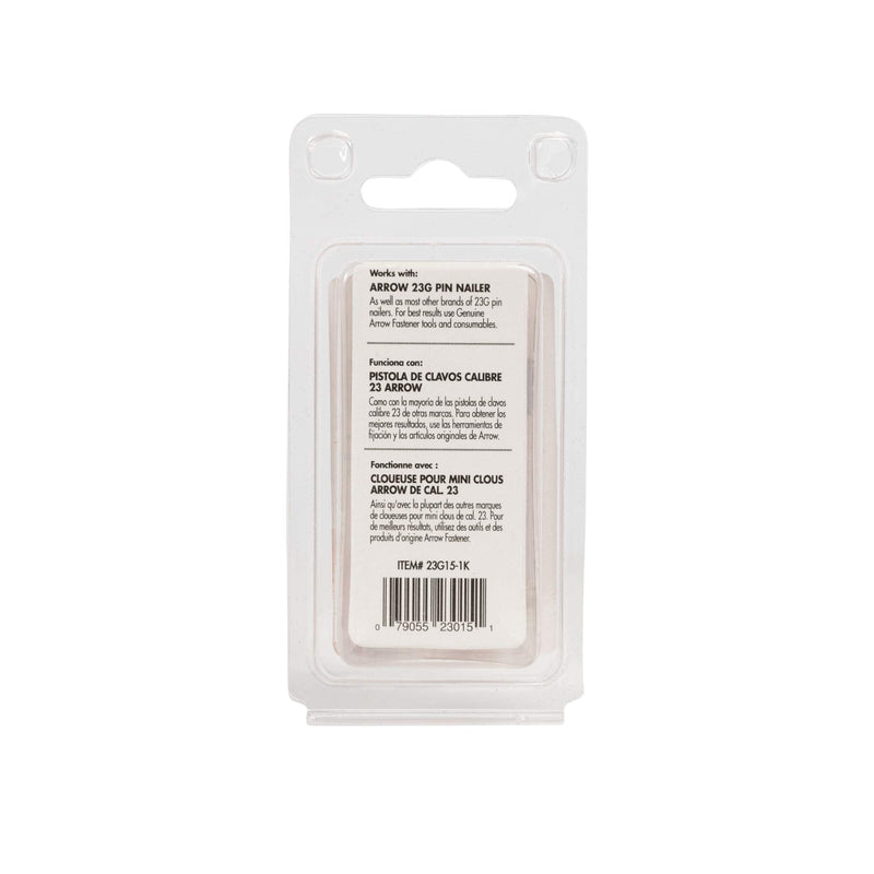 Arrow 23G15-1K Arrow 5/8-Inch Pin Nail, 1000-Pack