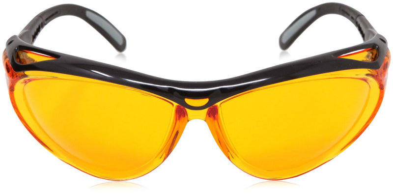 Amazon Basics Blue Light Blocking Safety Glasses, Anti-Fog, Orange Lens, Computer and Gaming Eyewear, Reduce Digital Eye Strain, Unisex, 12-Count