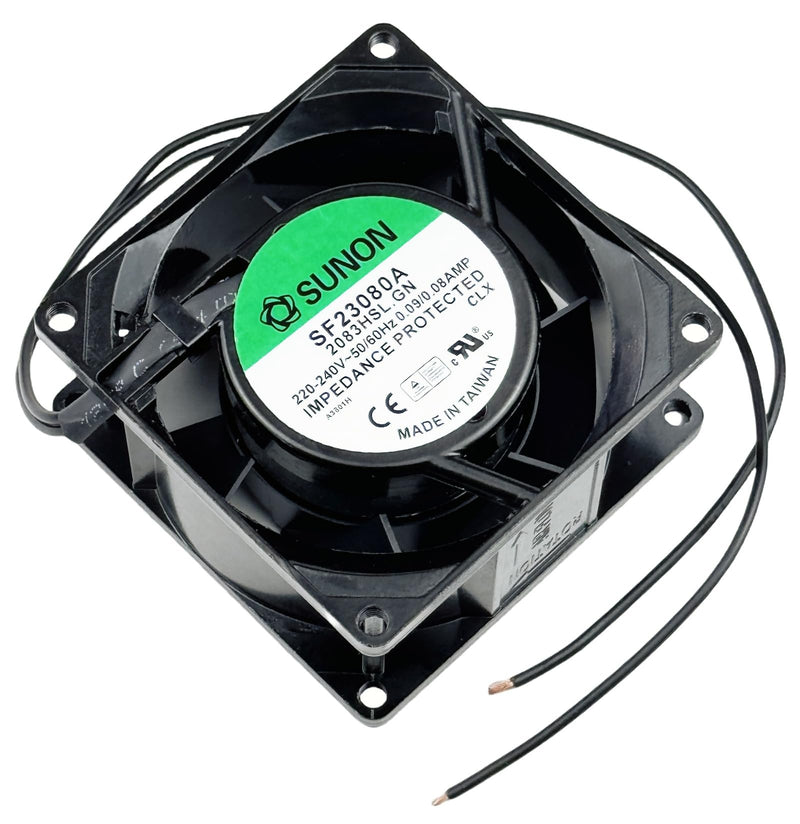 for SUNON SF23080A-2083HSL GN SF Series 2850 RPM 8038 0.09/0.08AMP 220-240V 50/60Hz Cabinet air Cooling Fan