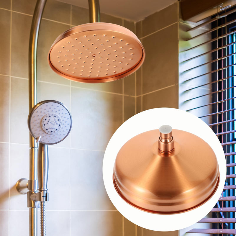 Copper Shower Head High Pressure Rain Shower Head Bath Rainfall Sprinkler Nozzle Replacement for Bathroom