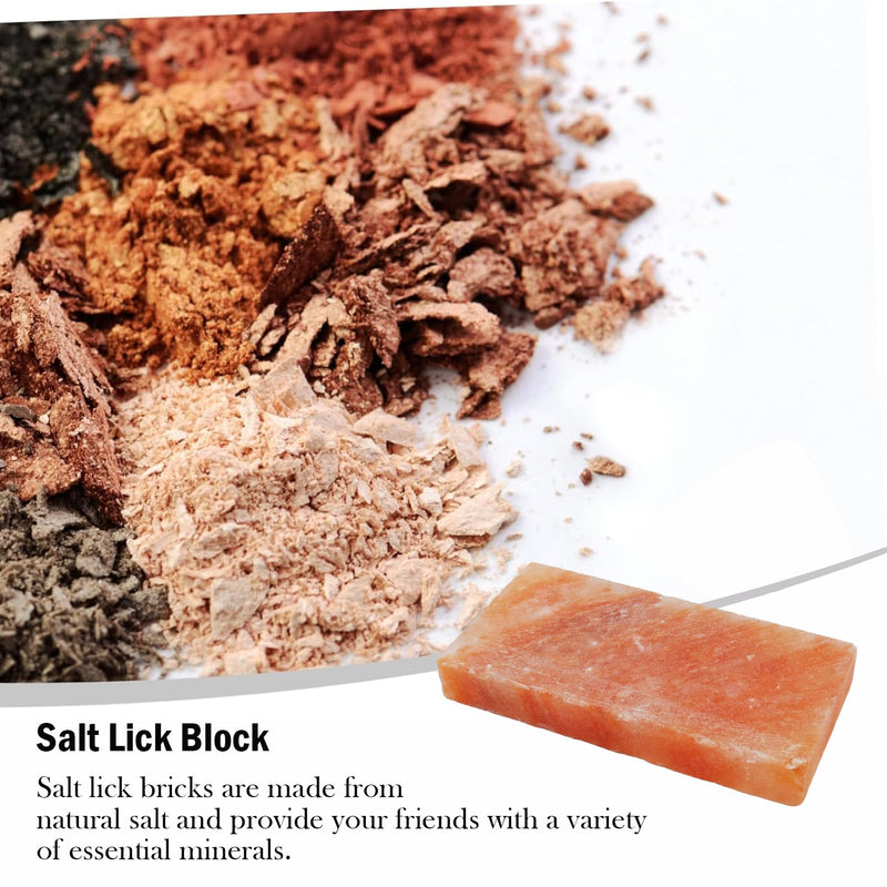 Himalayan Pink Salt Blocks for Horses,Natural Mineral Deer Salt Block Animal Licking Salt Rectangle Horse Salt Lick Brick for Cattle Goats Cows and Other Livestock(1 Pcs | 8 x 4 x1 Inches) - PawsPlanet Australia