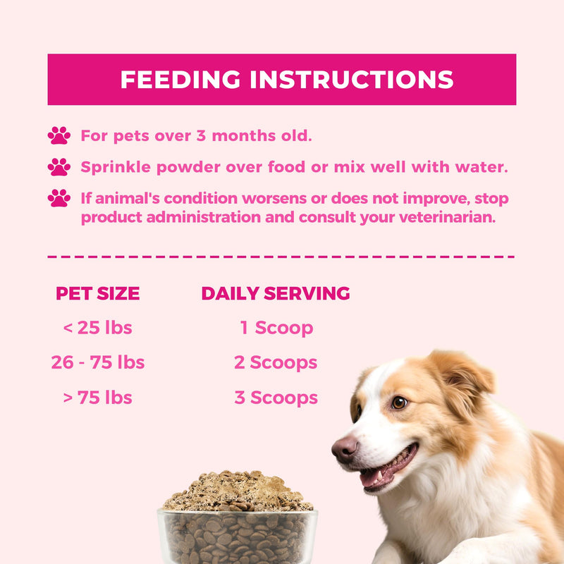Wellix 7.05oz Natural Collagen Powder for Cats & Dogs - Healthy Skin,Coat,Hip and Joint Supplement for Cat - with MSM,Vitamin C,E,Hyaluronic Acid for Pet Support - Chicken Flavor