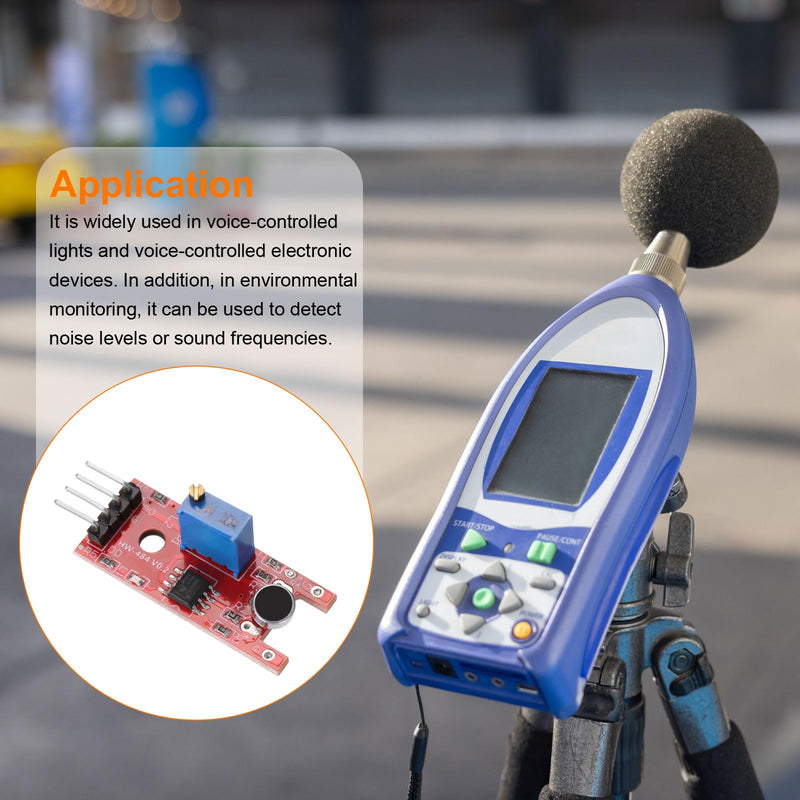 MECCANIXITY 2 Pcs Microphone Sound Sensor KY-038 Voice Detection Module Voice Sound Detection Sensor Module for Voice-Activated Switch