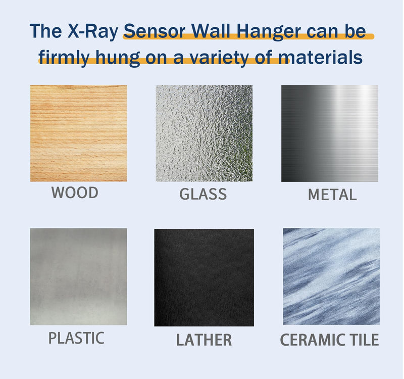 Dental Intraoral X-Ray Sensor Holder, X-Ray Sensor Hanger, X-Ray Sensor Storage, X-Ray Sensor Wall Hanger, White