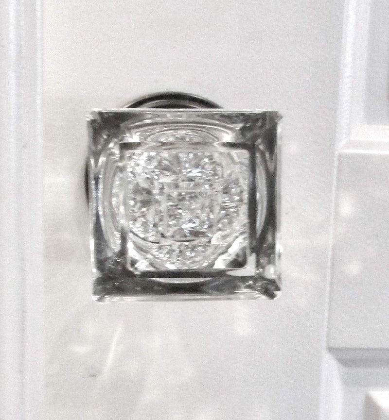 Single Surface Mount Crystal Knob Set in a Class of It's Own. Easy to Install on One Side of the Door or Flat Surface