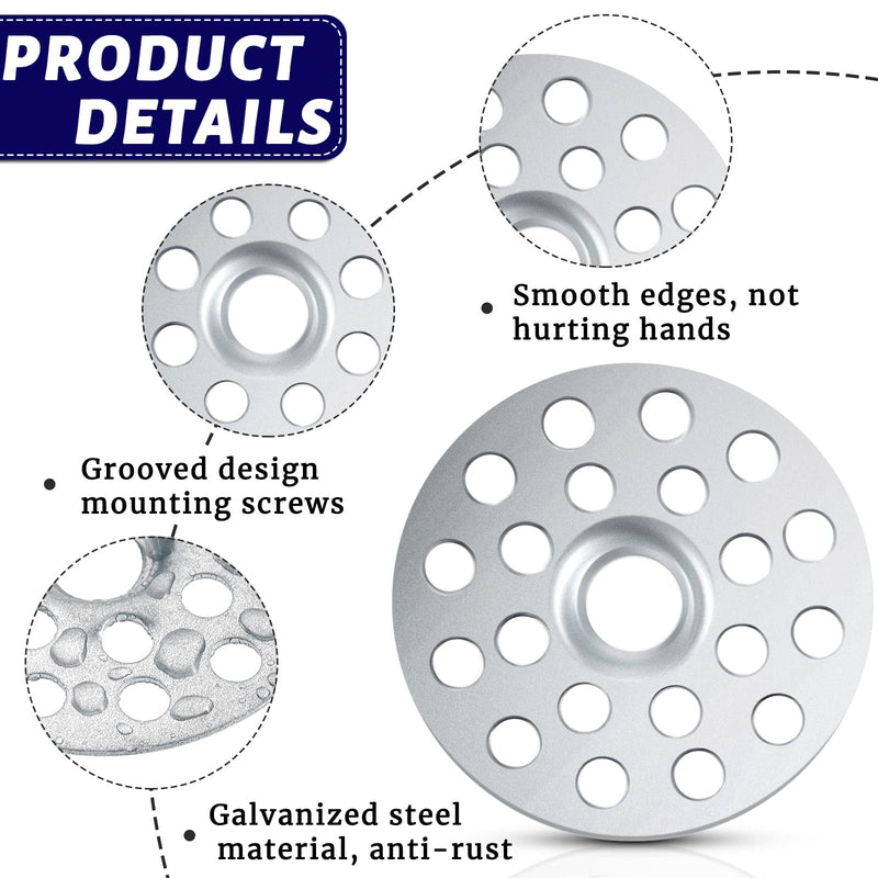 600 Pieces 1 Inch Plaster Washers for Repairing Ceilings Metal Washers for Screws Plaster Repair Rings Buttons for Wall Ceiling Drywall Repair 600