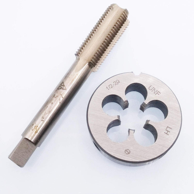 HSS 1/2-20 UNF Tap and 1/2-20 UNF Die Left Hand