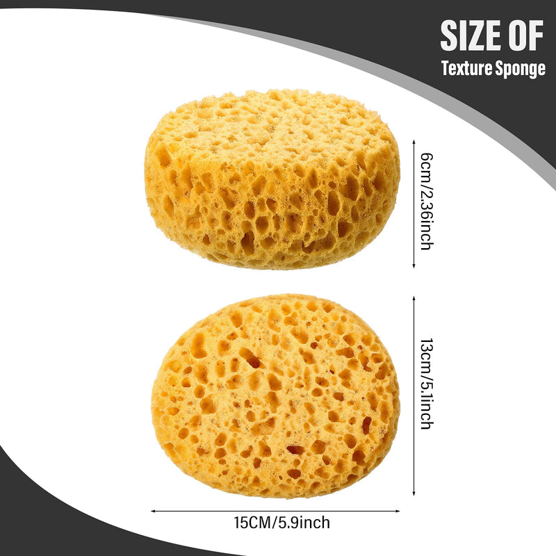 Knockdown Texture Sponge Drywall Wall Patch Ceiling Texture Sponge Home Decor Sponge for Texture Repair DIY Painting Ceiling (2 Pieces,13 x 15 x 6 cm) 2 13 x 15 x 6 cm - NewNest Australia