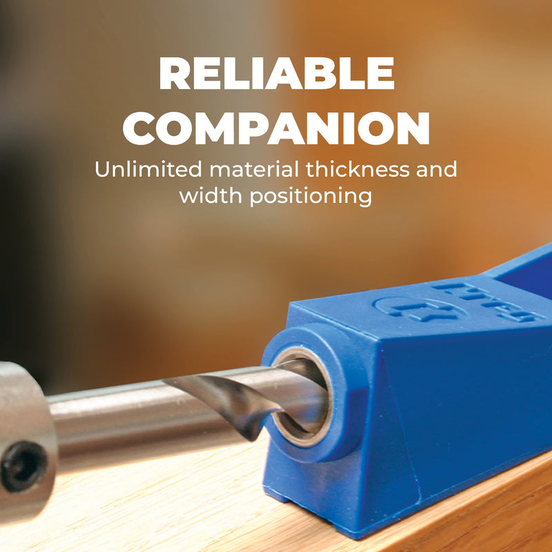 Kreg MKJKIT Mini Jig Kit - Simple, Compact Kreg Pocket-Hole Jig - Create Strong Joints Without Glue - for Tight Spaces & Small Projects - Holiday Home Improvement Gifts for Him Original version