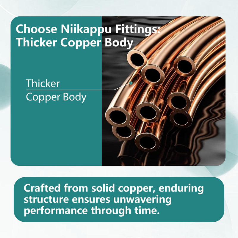 30 Pack Niikappu Copper Pipe Strap Clamp Hanger with Two Holes, 1" LF U Bracket Copper Pipe Straps for Residential,Commercial 30 1"