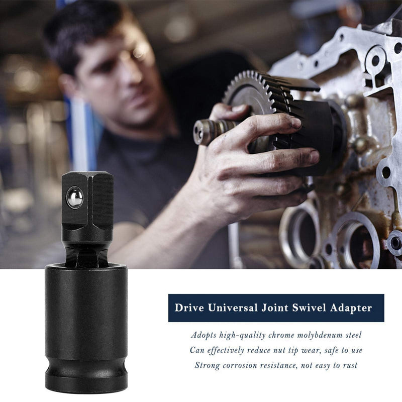 Impact Universal Joint Standard Joint Adapter Drive Universal Joint Swivel Adapter Air Impact Wobble Socket (1/2'')
