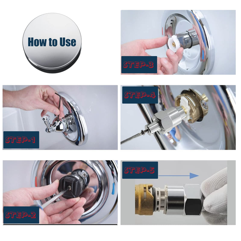 104421 Cartridge Removal Tool, Cartridge Puller Compatible with Moen 1200, 1222, & 1225 Single Handle Cartridges