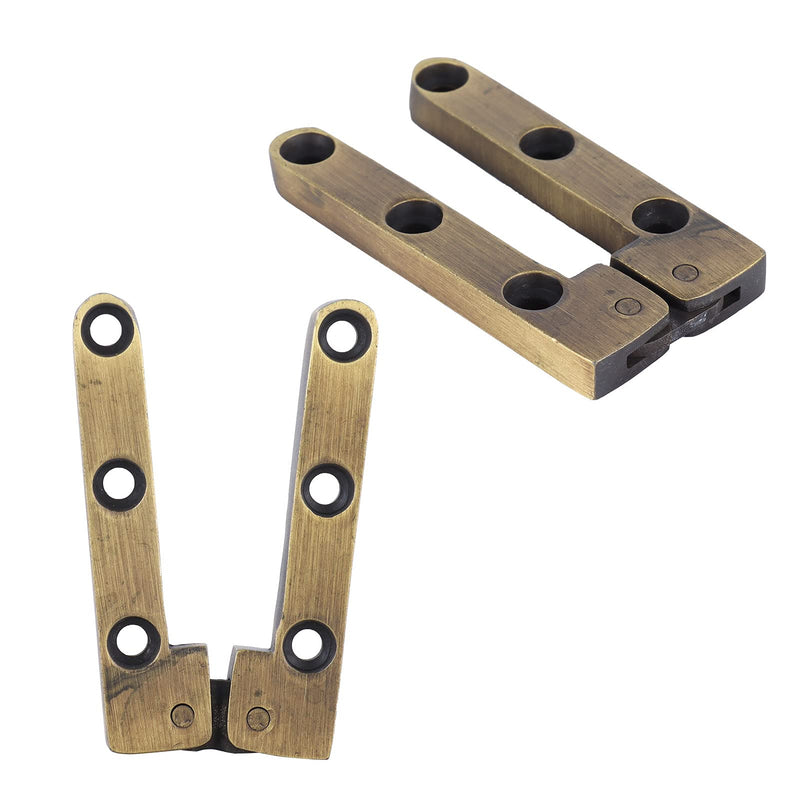 Folding Butt Hinge 90 Degree Folding Butt Hinge Butt Hinges for Cabinet Doors Flap Small Door Hinge Strap Home Furniture Hardware Accessory for Cabinet Gate Closet