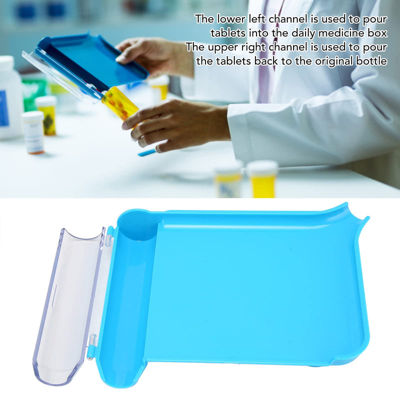 Counting Tray, Portable Right Hand Sorting Tray, Counter, Home Dispensing Aids, Medical Instrument Tray with Spatula for Pharmacy, Hospital, Home