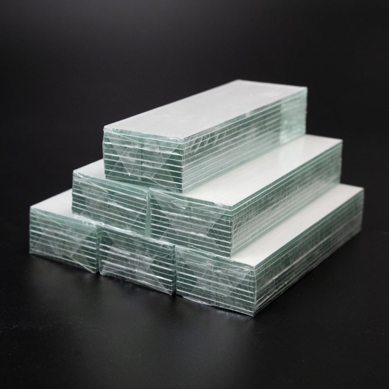Glass TLC Plate, Glass Backed TLC Silica Gel Plate for Thin Layer Chromatography Applications - Silica Gel 60 GF254 2.5 x 7.5cm（80/Box）