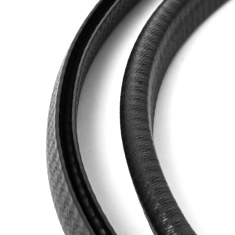 QWORK Black Edge Trim Large,1/4" Fits Edge (10 Feet Length) 10 feet