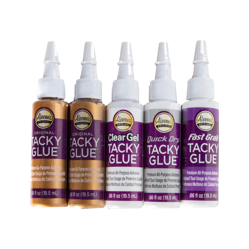 Aleene's 25115 Trial Pack Tacky Glue, 5pk Trial Tacky Pack