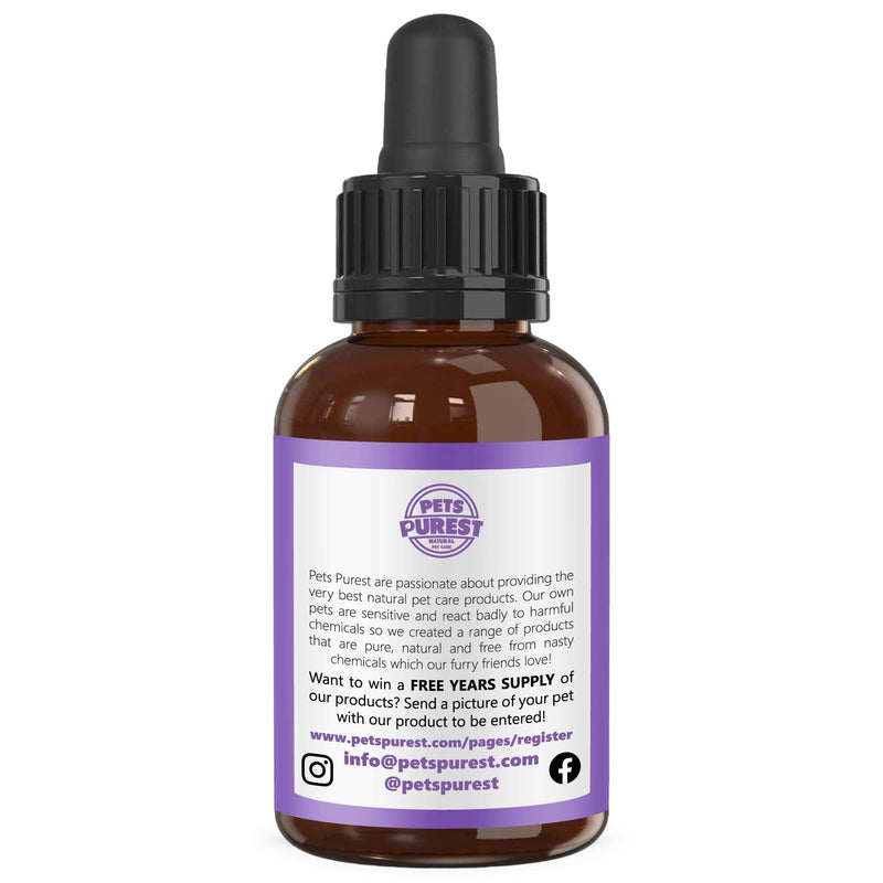 Pets Purest 100% Natural Wormwood Formula - Natural Alternative to Nasty Chemical Products - Benefits Intestinal Hygiene - For Dogs, Cats, Poultry, Birds, Ferrets, Rabbits & Pets (1-2 Year Supply) - PawsPlanet Australia