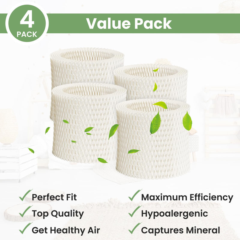 Humidifier Filter A Compatible with Honeywell HAC-504, HAC-504AW, HCM-350 4
