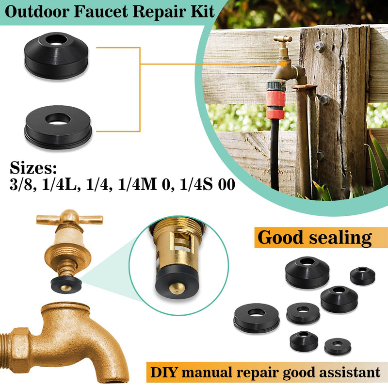 28 Size 650 Pcs Faucet Rubber Washers Kit and SAE O Ring Assortment Set for Assorted Plumbing Faucet Sealing Repair