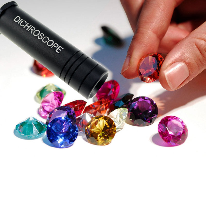 Enhance Your Gemstone Identification with The Handheld Diffraction Spectroscope and Heavy Duty Calcite Dichroscope - Essential Tools for Gemologists and Jewelers