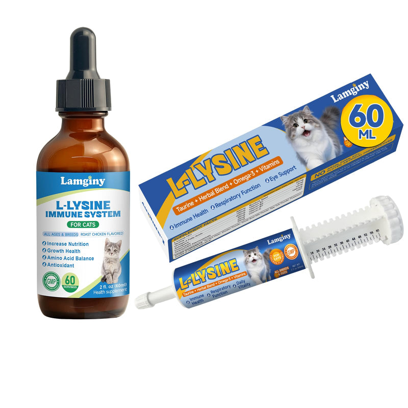 Lysine Drops for Cat & L-Lysine Paste for Cats