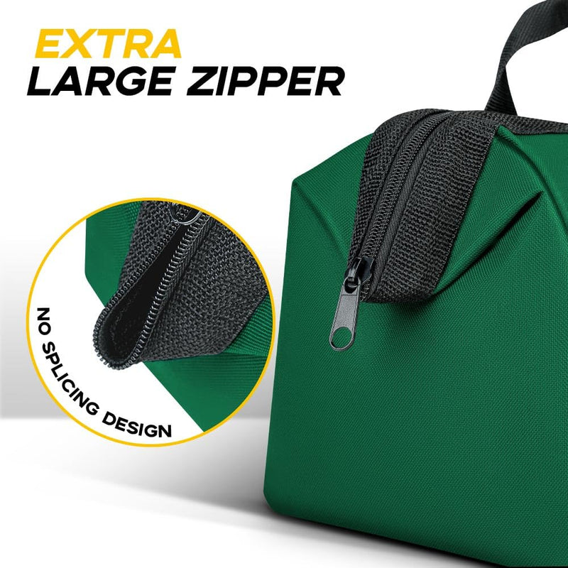 Tool Bag, Green, 31 cm/12 Inches, Made of 1680D Polyester, Ideal for DIY and Craftsmen (12 Inches) 12 inch
