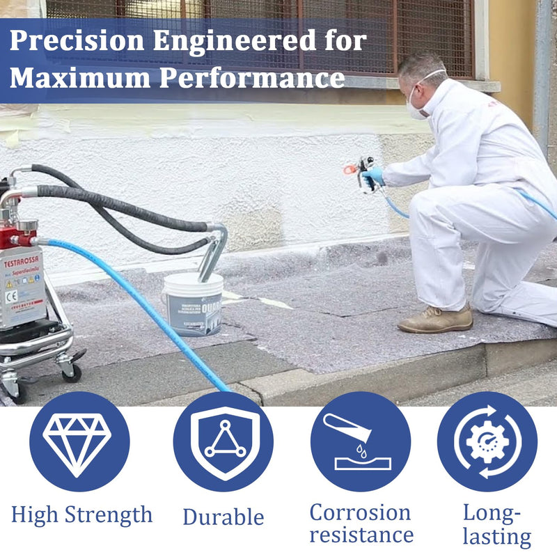 Suction Hose and Reflux Line Sets, Airless Paint Sprayer Accessories, Compatible with Graco 390 395 490 495 595 and Tongshan T300 500 Airless Spraying/Line Painting Machine