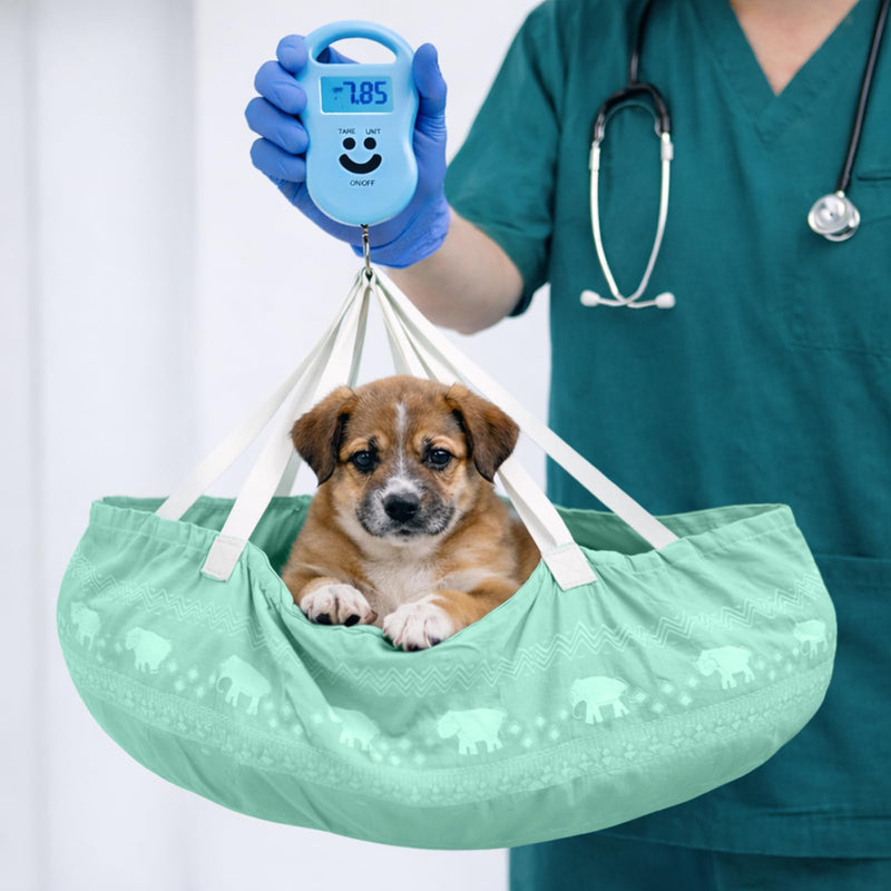 25kg Digital Hanging Scale with Weighing Sling, Portable Suspension Spring Scale Kit for Small Animals, Livestock, Packages, Farm & Industrial Weighing Tool