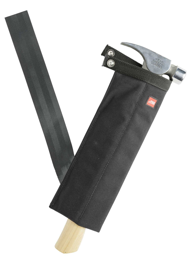 Diamondback Hammer Holster for Tool Belt - Padded Hammer Holster for Belt - Left or Right Handed Hammer Holder for Tool Belt - Hammer Holster Sleeve 14"x6"x2.25" (Black)