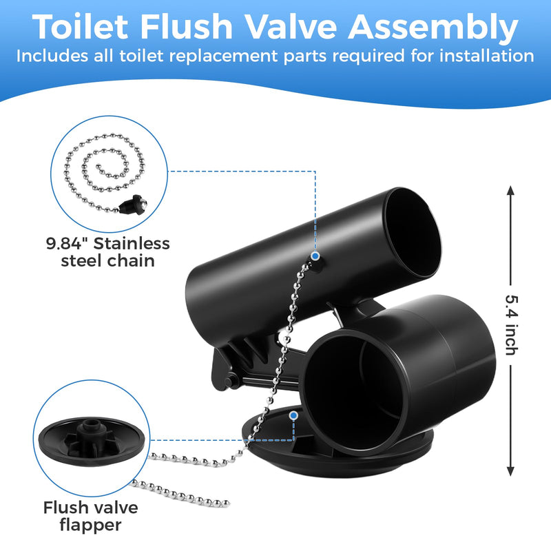 738042-0070A Toilet Flush Valve, Compatible with American Standard ACTUATING UNIT, not provided Toilet Flush Valve Flapper Replacement Kits