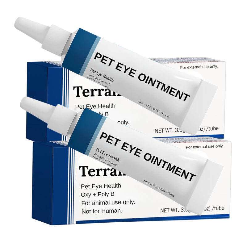 Pet Eye Cream for Dogs, Cats and All Pets - 1/8 oz (3.5g) 2 Tube