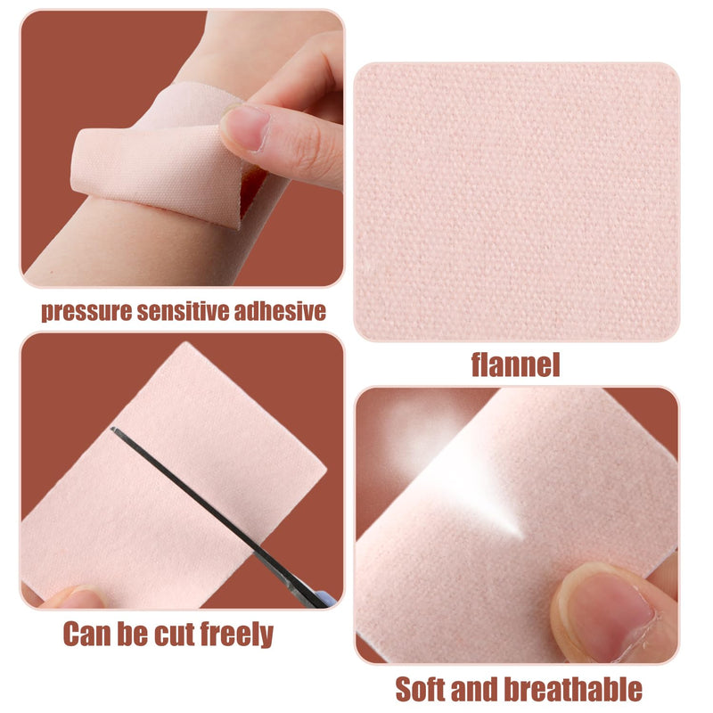 20pcs Adhesive Pads for Feet, Waterproof Moleskin Tape Prevention Padding Moleskin Stickers Moleskin Strips for Feet Decrease Friction for Hiking Running Travel Heel