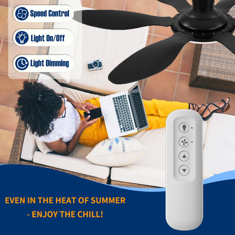 99813 Replacement for Hunter Ceiling Fan Remote Control, 3-Speed and Light Dimmer with Wall Mount, Replace 99770 99392 99118 99122 99123 99119 (Remote Only) 99770/99392 Remote