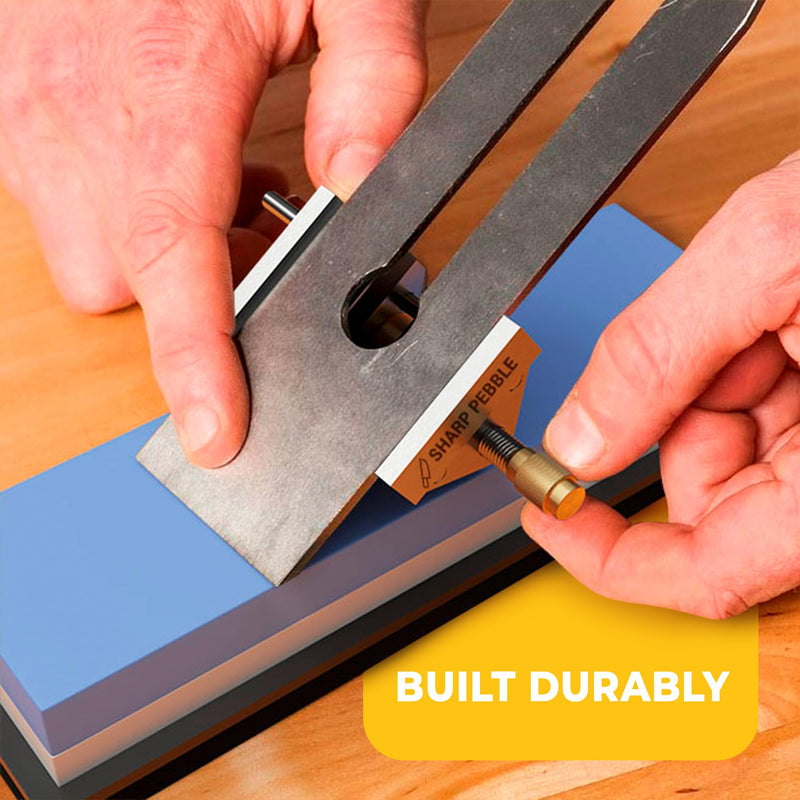 Sharp Pebble Honing Guide - Chisel Sharpening Jig for Chisels and Planes - Fits Chisels 0.25” to 1.96”, Fits Planer Blades 1.41” to 3.22”