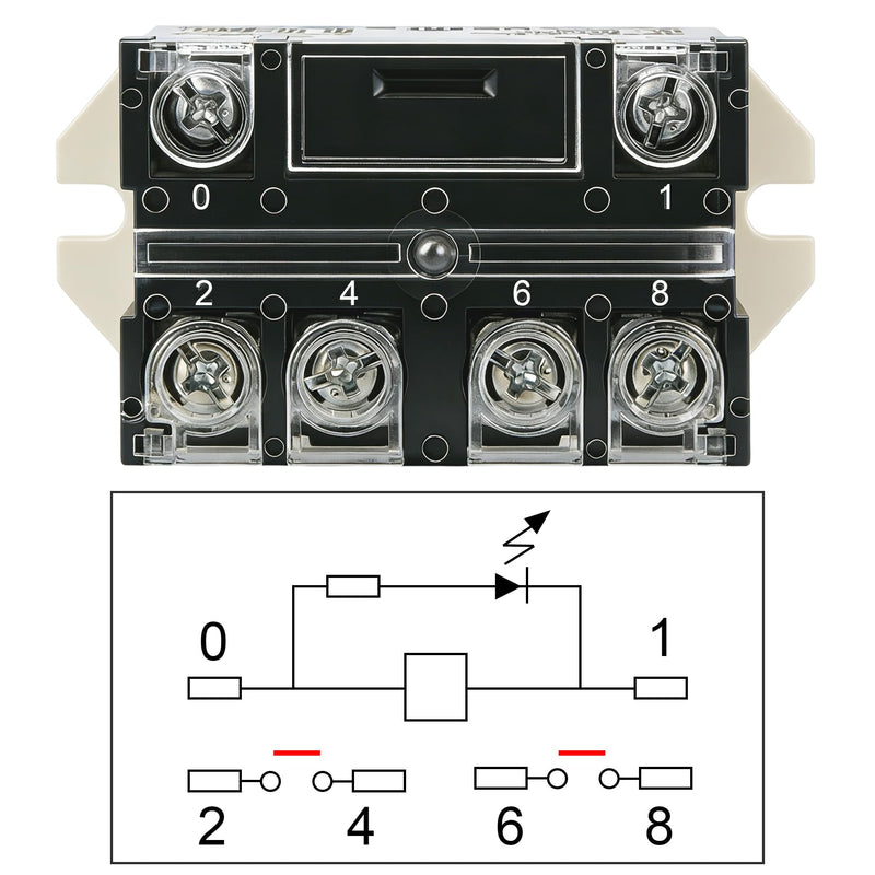 General Purpose Relay, RGF2BU615L, 25A 100-120VAC Coil Voltage, 6Pin Double Pole Single Throw Normally Open Contacts, with LED Indicator Light and Protection Cover 1 AC 110V