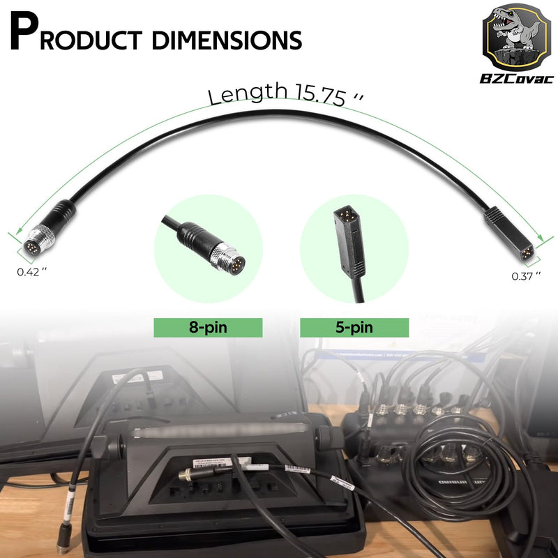 720074-1 AS EC QDM Ethernet Dongle Adapter Cable for Humminbird Helix Fish Finders