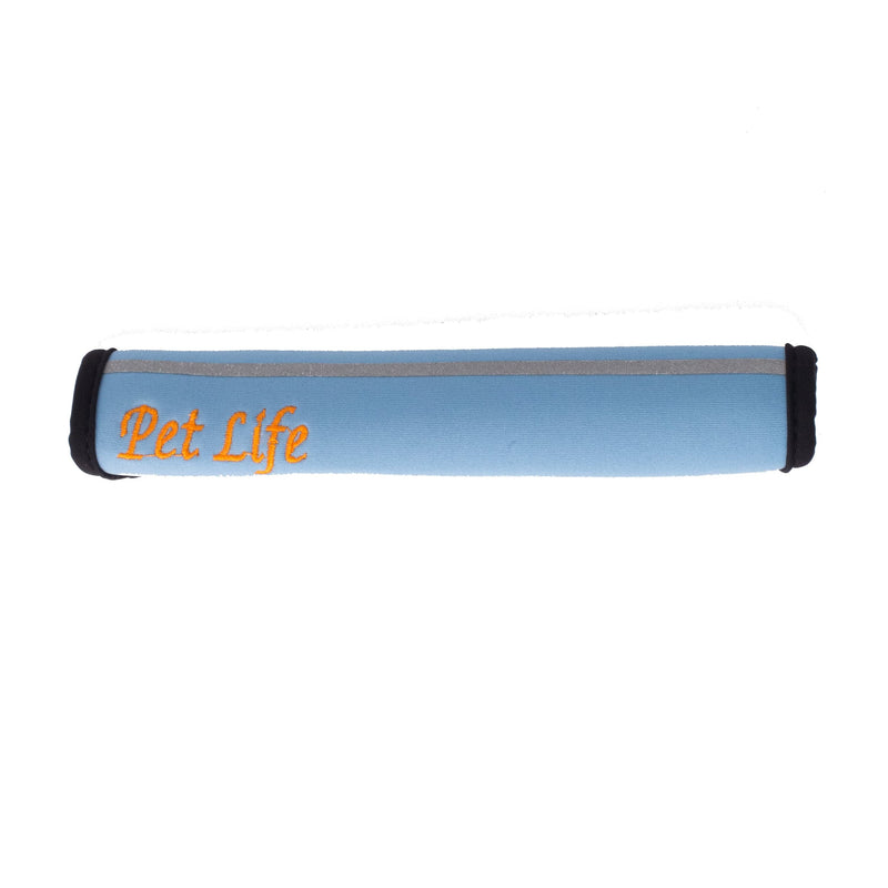 Pet Life ® Neoprene Hip and Joint Reusable Reflective and Protective First-Aid Anxiety and Recovery Cat and Dog Bandage Sleeves Sky Blue LG