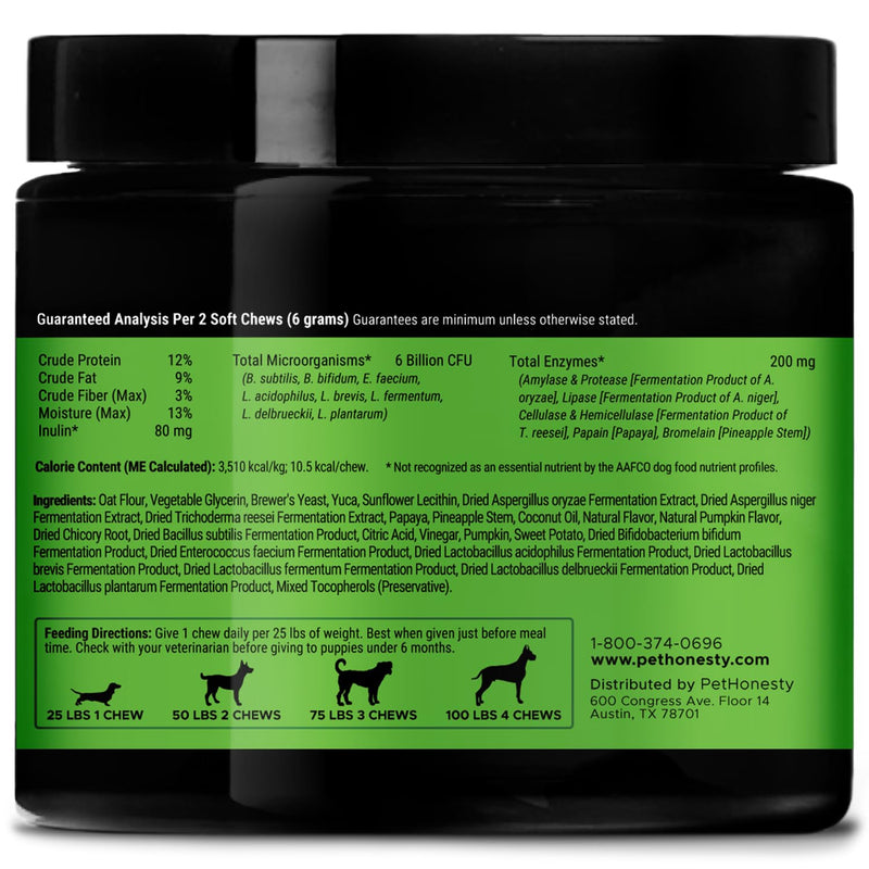 PetHonesty Digestive Probiotics for Dogs + Allergy Support Soft Chew Supplement Bundle - Probiotics, Digestive Enzymes, Salmon Oil and Omega 3 Fish Oil, Itch Relief for Dogs, Coat and Skin Health - PawsPlanet Australia