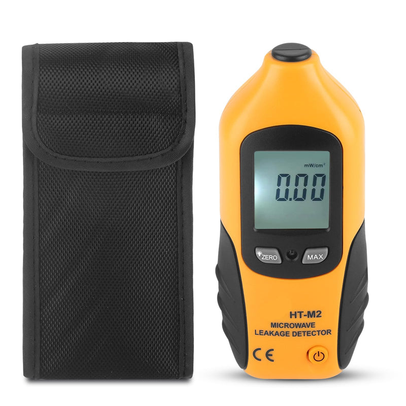 Microwave Detector, Microwave Tester, Digital LCD Display Microwave Leakage Detector, HT M2 Microwave EMF Meter Radiation, Built in Alarm Function for Home Microwave Oven Testing