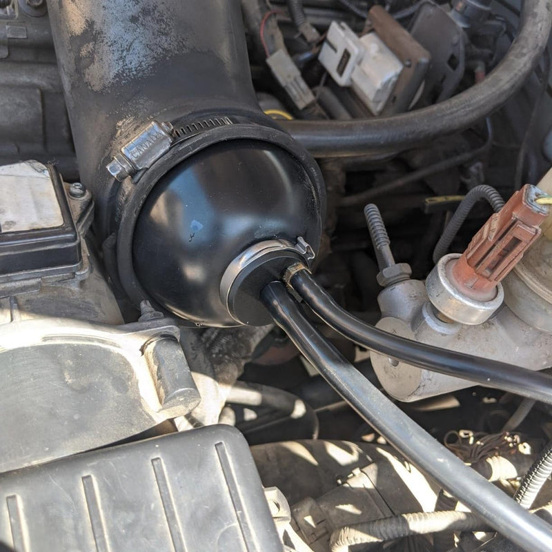 Universal Easy Intake Adapter for Smoke Machine Automotive,Functions as Bladder, Inflatable Plug, and Smoke Diffuser for Water Leak Testin