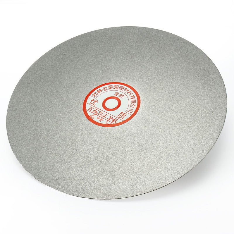 uxcell 300mm 12-inch Grit 240 Diamond Coated Flat Lap Disk Wheel Grinding Sanding Disc 240 Grit