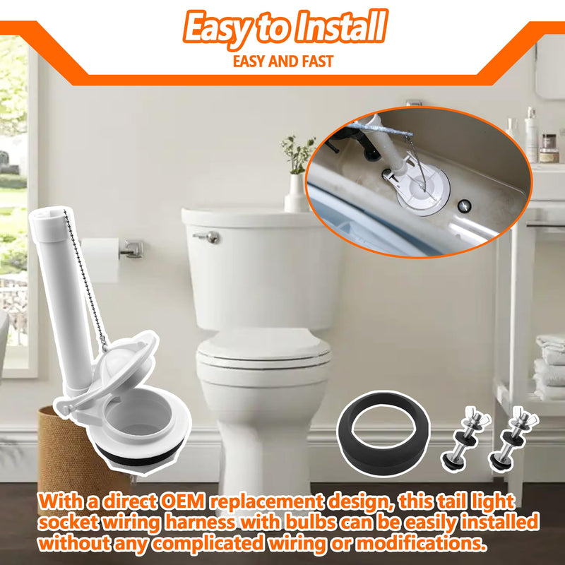 Toilet Flush Valve Fit for American Standard Champion 4 Titan Duravit 4149A 4215A 4260 4266 2002 2018 2023 231AA 231BA