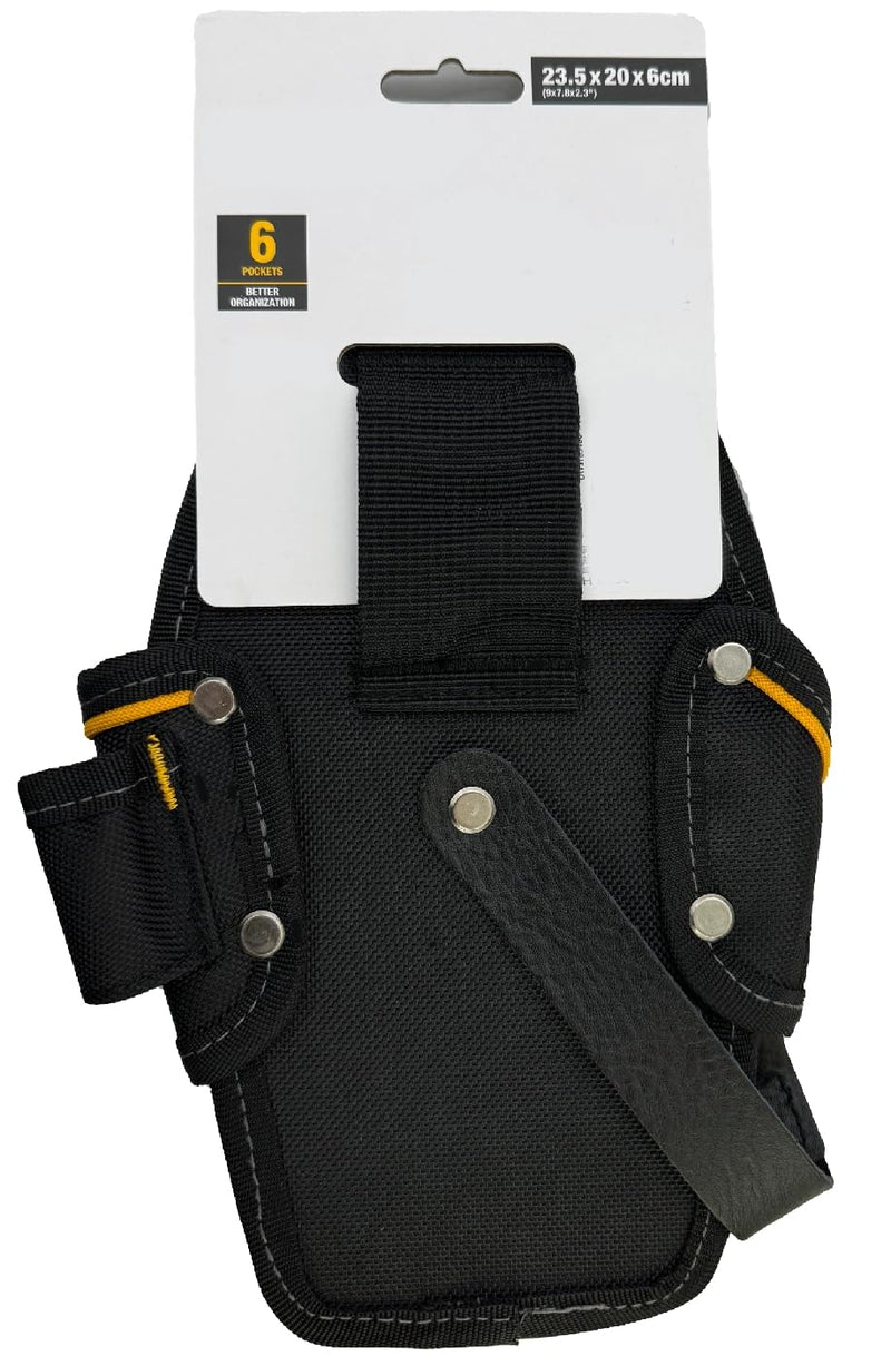#DWST83486-1 Compact Drill Pouch 6 Pockets Tool Bag 6-Pocket Tool Bag Waist Storage for Electric Screwdrivers & Wrenches #DWST83486#DWST83486-1-23 New Replacement Parts for Dewalt