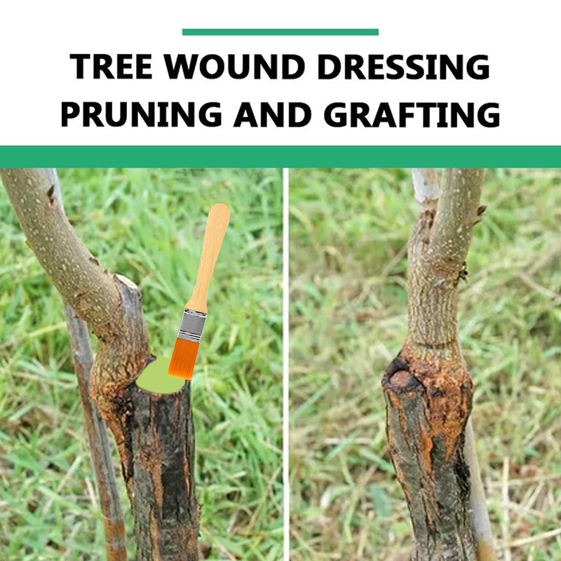 Tree Wound Pruning Sealer, Tree Wound Dressing with Brush, Tree Wound Sealer Healing Paste,Quick Recovery of Tree and Bonsai (1 PCS) 1 Pcs