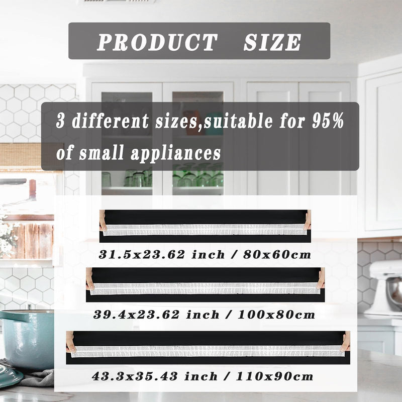 30 PCS Kitchen Small Appliance Dust Covers,Disposable Thickened Plastic Cover for Air Fryer,Blender,Coffee Maker,Pressure Cooker & Slow Cooker