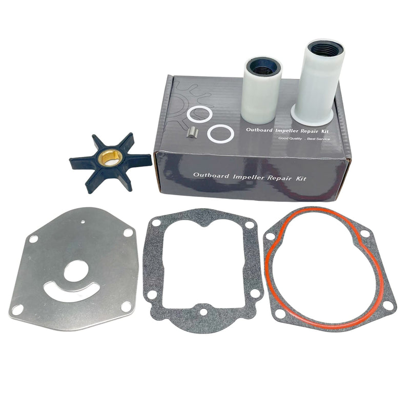 821354A2 Outboard Water Pump Impeller Kit for Mercury 25-50 HP Boat Motors | Fits Marine 2/4 Stroke 25 30 40 45 50 HP, 30 (2 Cyl.), 40 (2 Cyl. & 3 Cyl. ), 50 (3 Cyl.), Replaces 821354A1, Sierra 18-4531