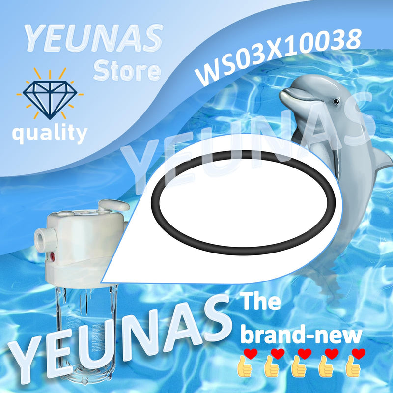 WS03X10038 O-Ring Replacement for GE KWGE25RG GXWH01C CXWH08C GXWH04F GXWH20F GXWH20S GXRM10 GX1S01R Water Filter Housing (2 Pack)