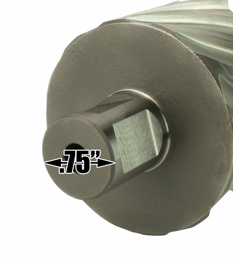 Steel Dragon Tools 2-1/16" x 1" High Speed Steel Annular Cutter with 3/4" Weldon Shank