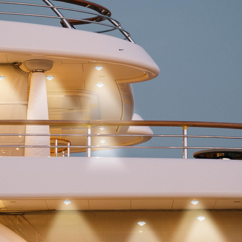 3W LED Marine Indoor and Outdoor Lighting-Integrated Aluminum Shell,Heat Dissipation,IP67 Waterproof,Anti Glare,Suitable for Boat/Yachts/Sailboats/RVs（Nature White）